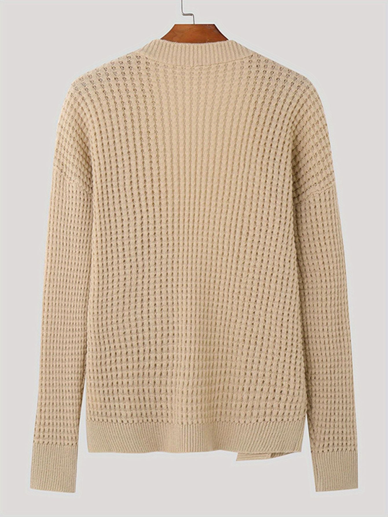 Men's V-Neck Casual Knit Cardigan
