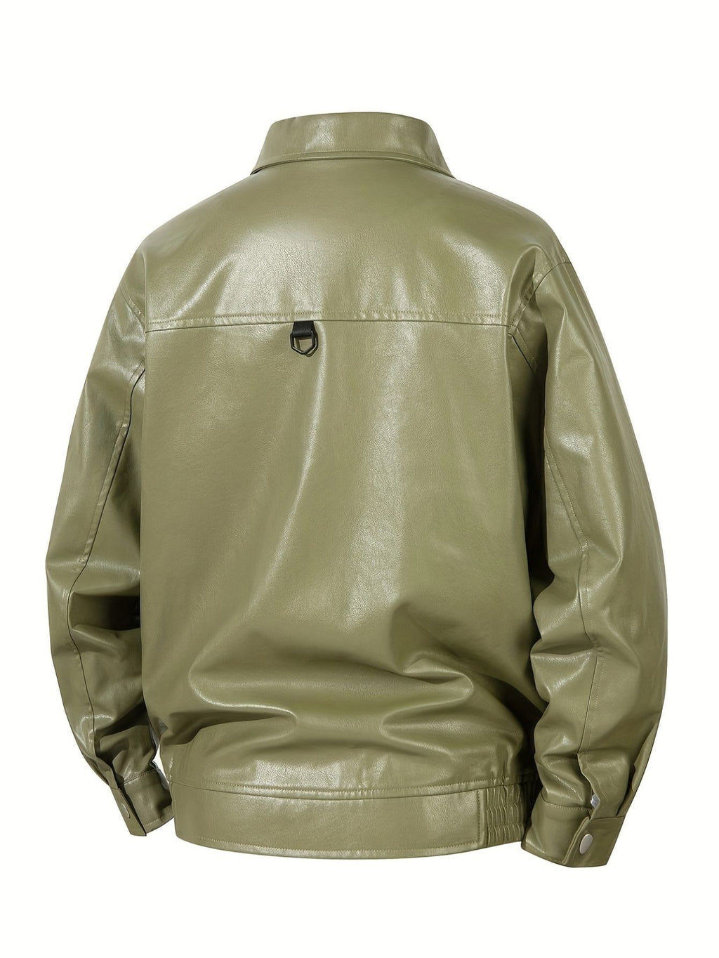 Men's Vintage-Inspired Olive Green Jacket