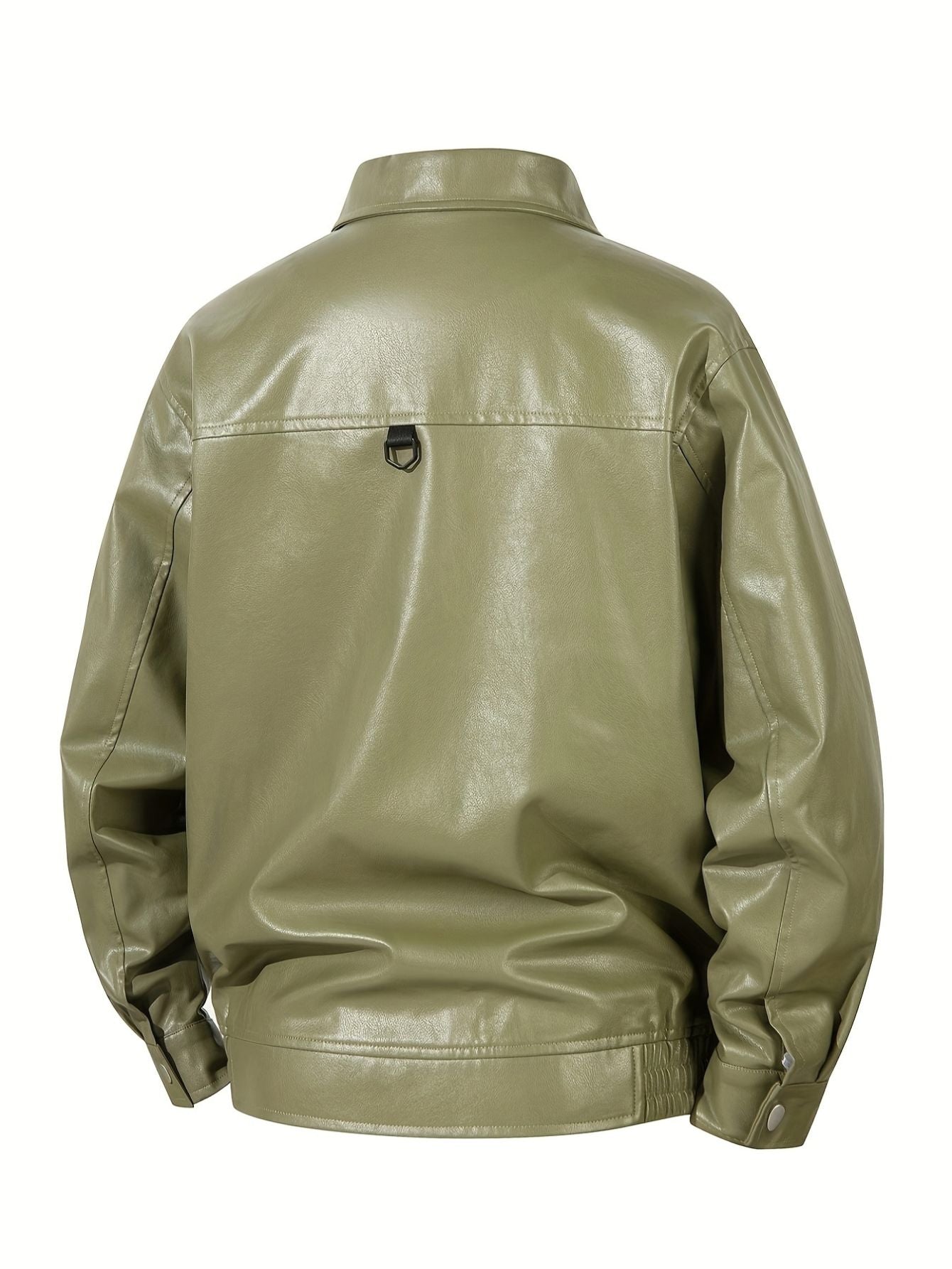 Men's Vintage-Inspired Olive Green Jacket