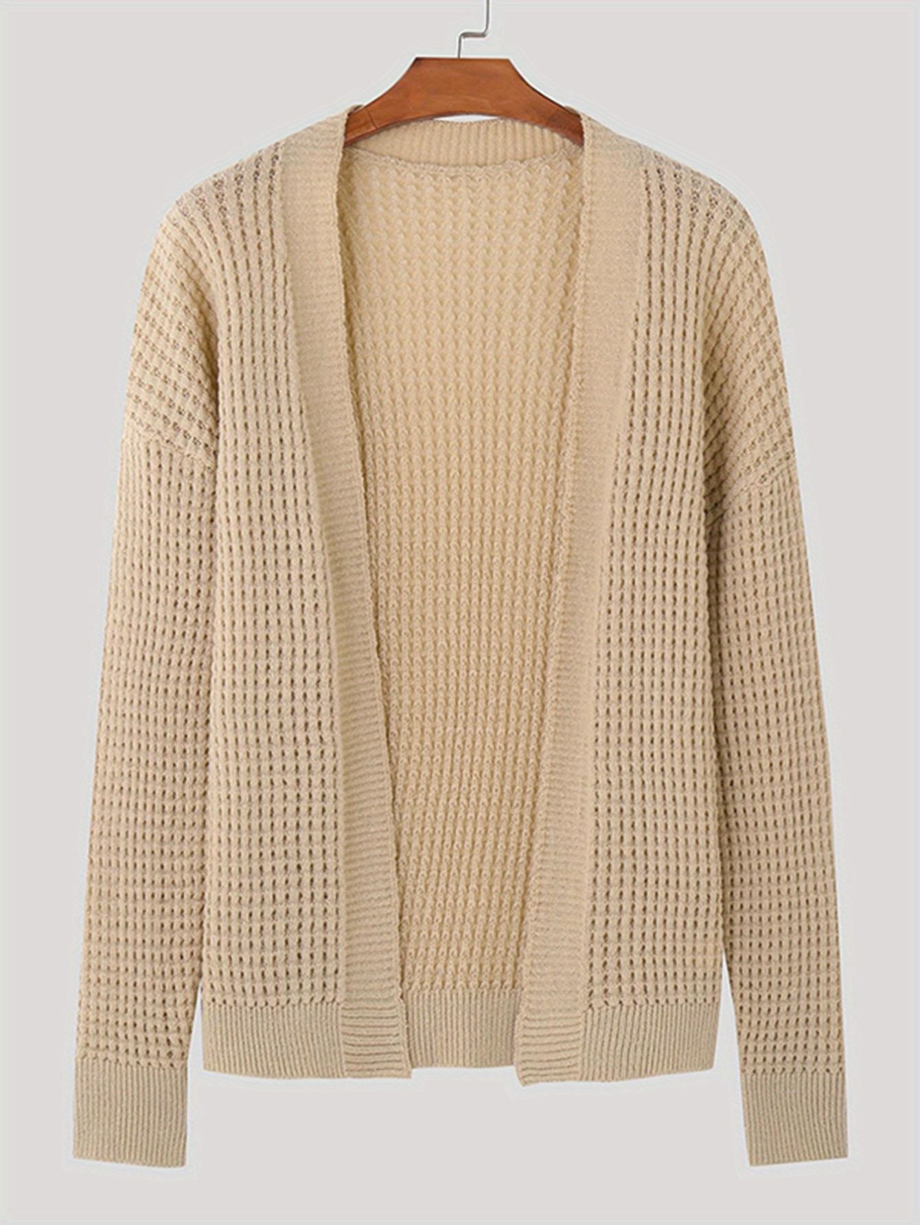 Men's V-Neck Casual Knit Cardigan