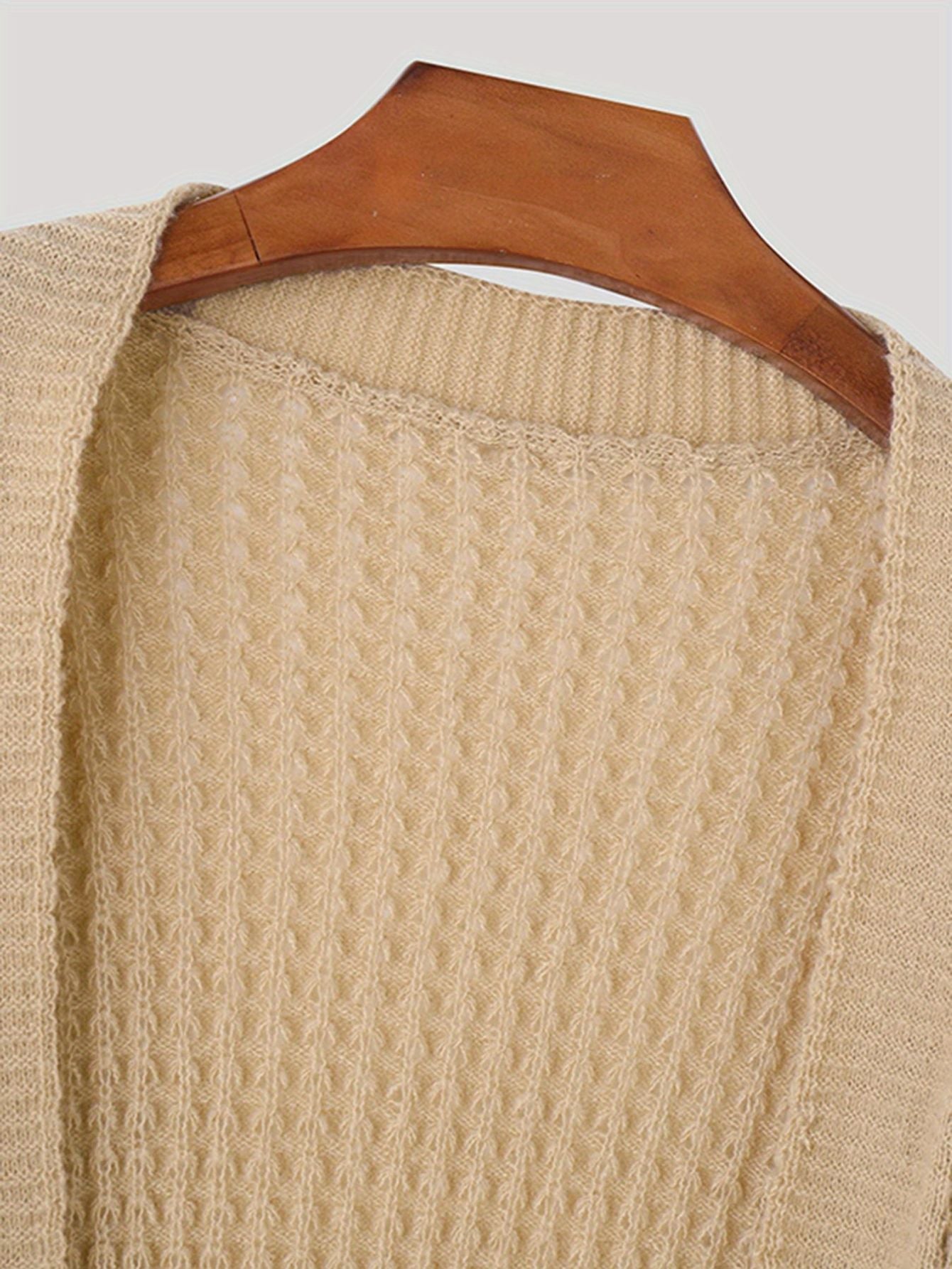 Men's V-Neck Casual Knit Cardigan