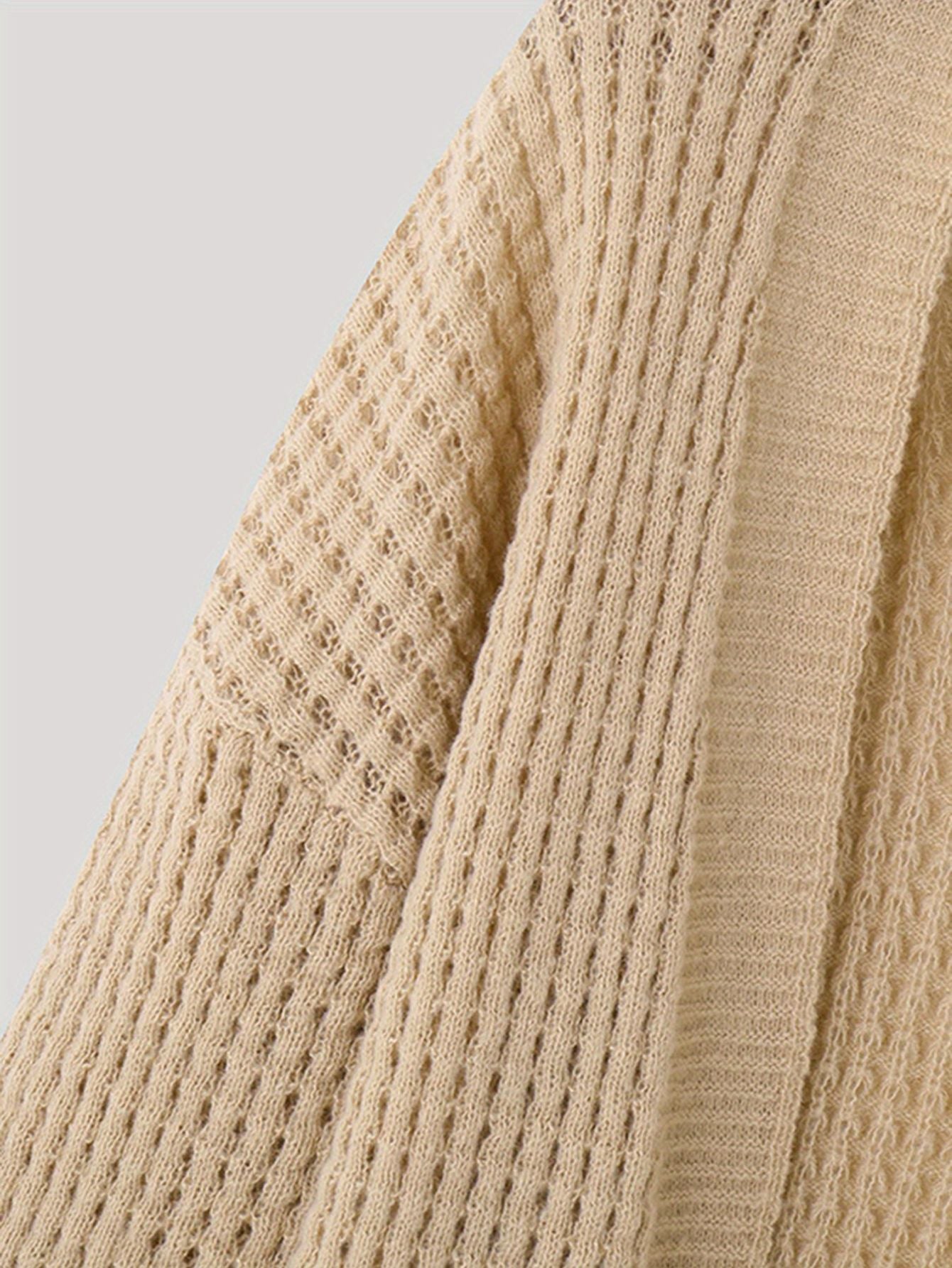 Men's V-Neck Casual Knit Cardigan