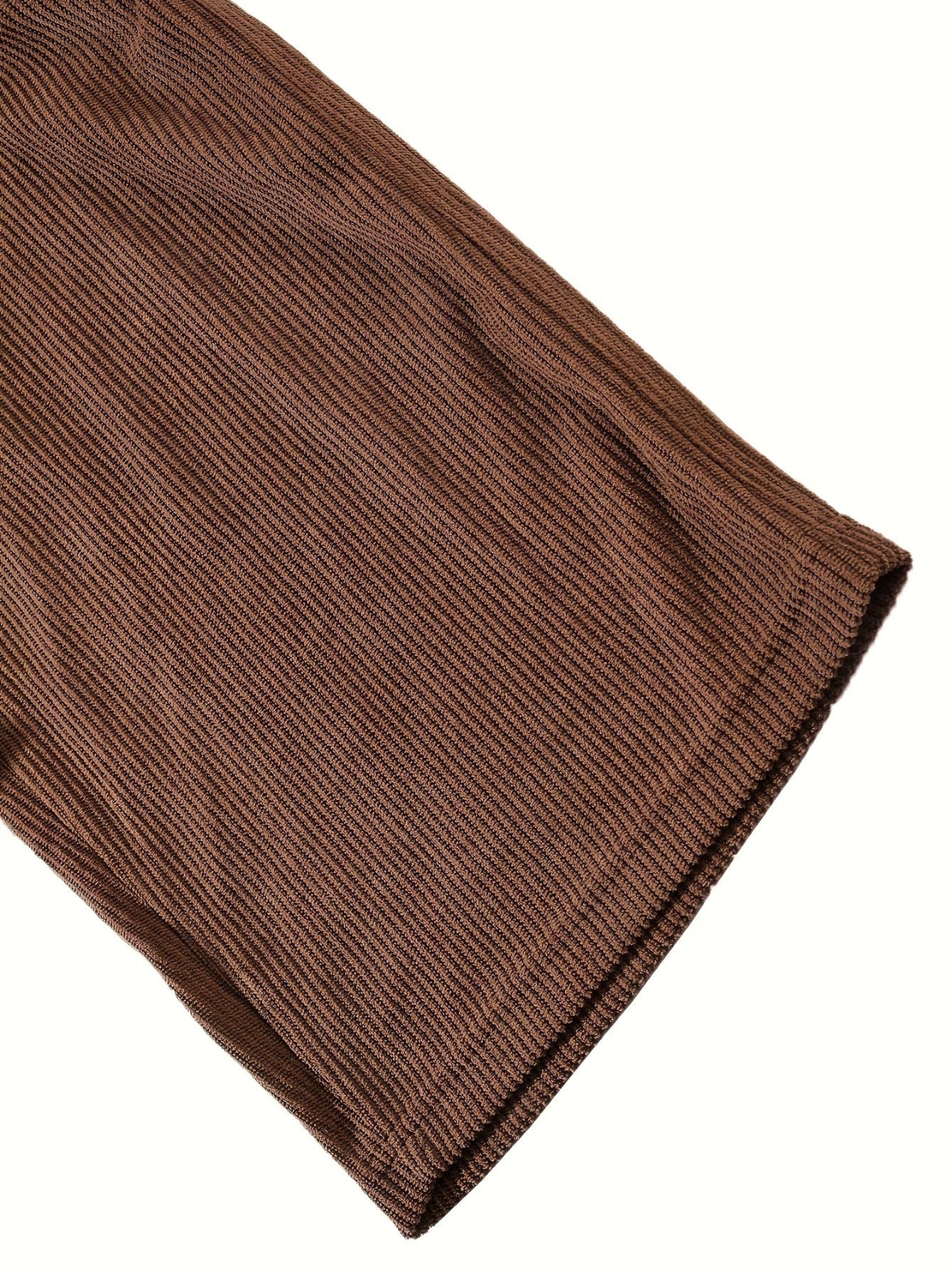 Men's Straight Leg Corduroy Pants – Loose Fit