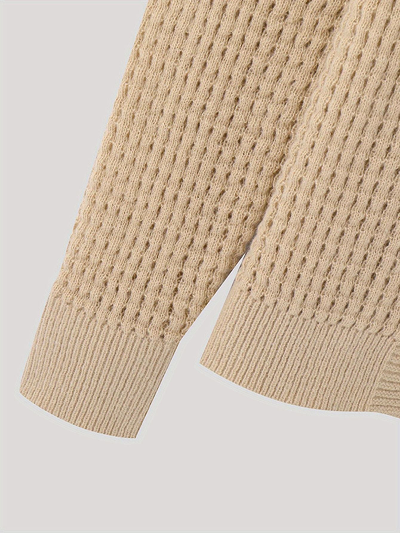 Men's V-Neck Casual Knit Cardigan