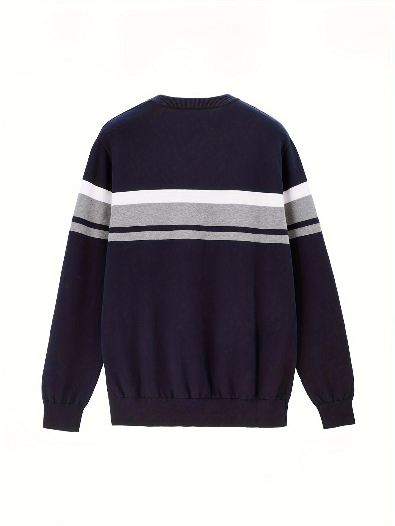 Men's Slim Fit Striped Sweater